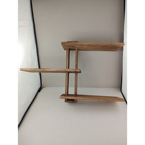 Floating Modular Solid Wood Wall Shelf